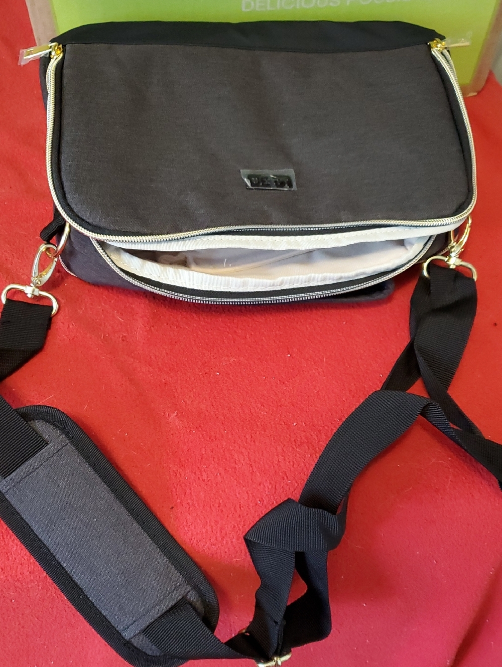 Luxja Black and Gold Travel Pouch For Cricut Joy